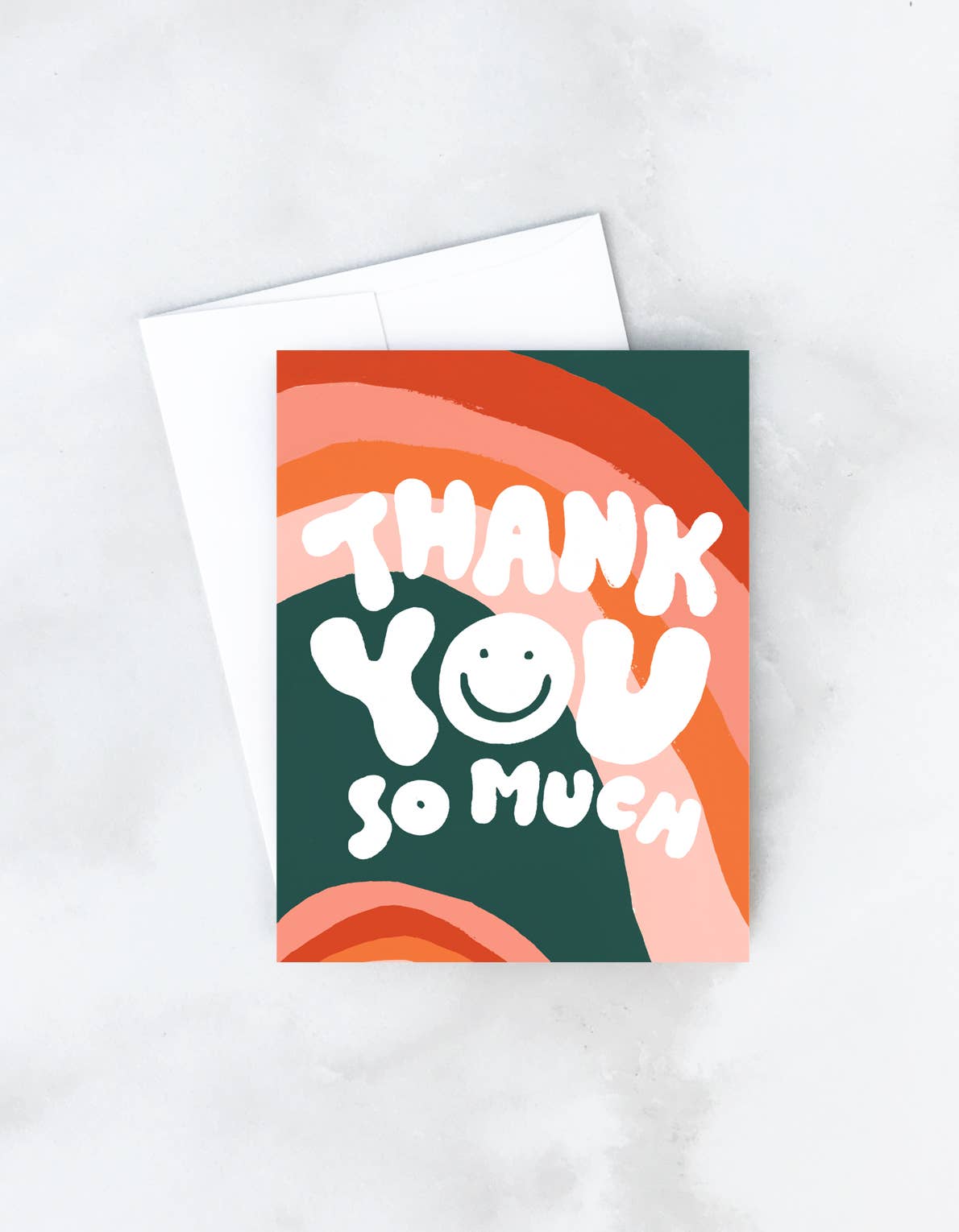 Wavy Thank You Card - Boxed Set