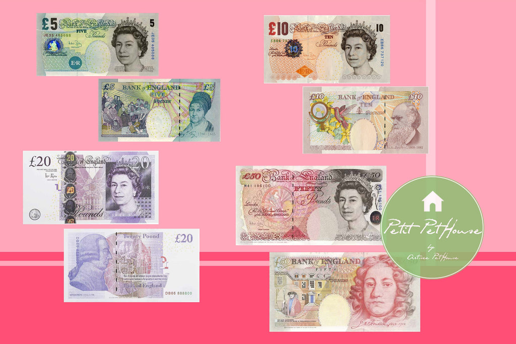 printable 1 3 miniature british pounds gbp money banknote bills doubl new earth generations