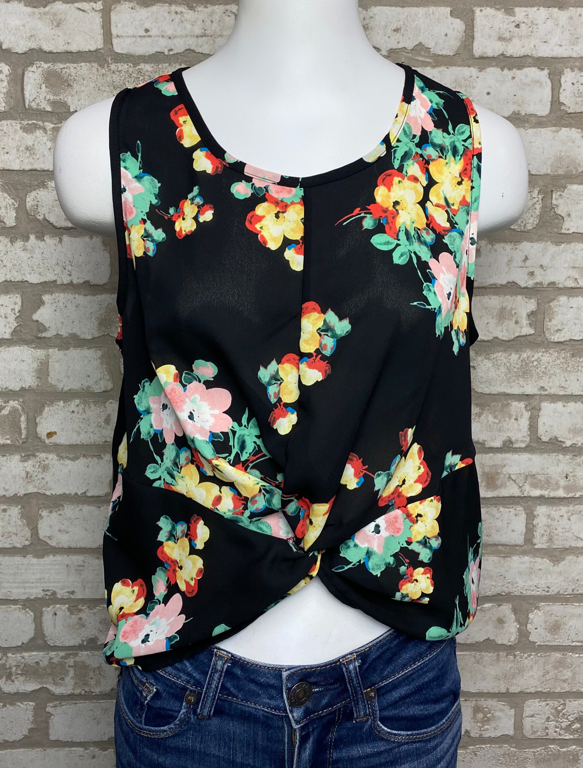 Sienna Sky Floral Tank- (L)