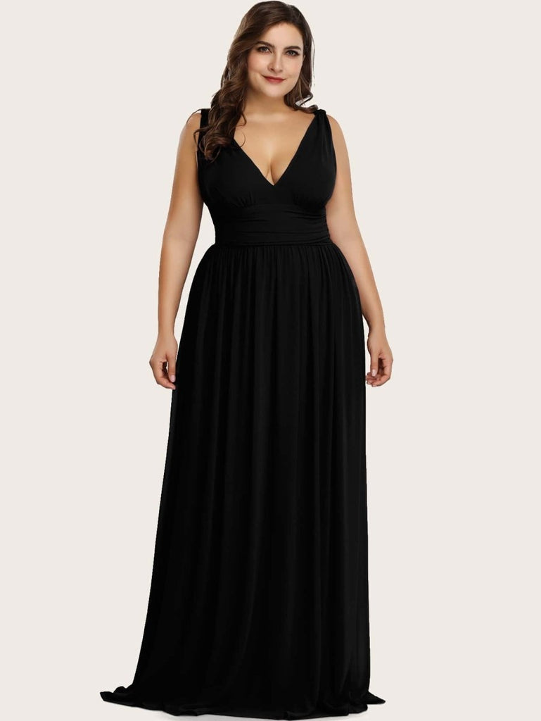 Chiffon Bridesmaid Dress with Ruched Waist