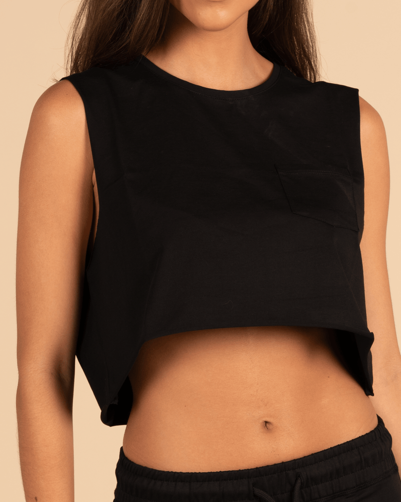 Ribbed Cropped Top – MAG'S