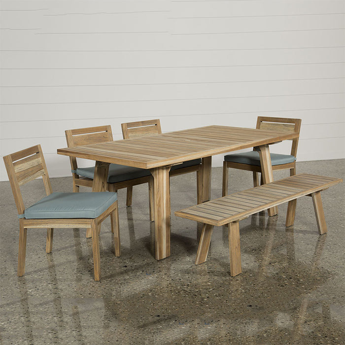 teak patio dining table