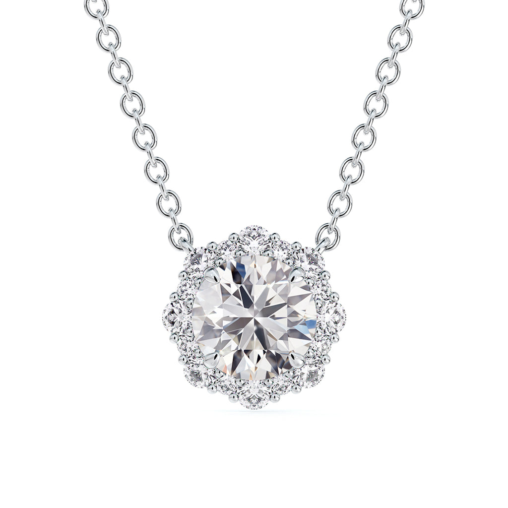 Platinum and Diamond Quatrefoil Pendant Necklace | Kirsten's Corner –  Kirsten's Corner