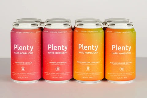 The shelf life of Plenty Hard Kombucha is between 3-6 months.