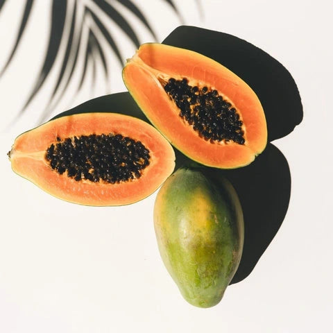 Papaya. Plenty Hard Kombucha is made from premium organic fruits and botanicals