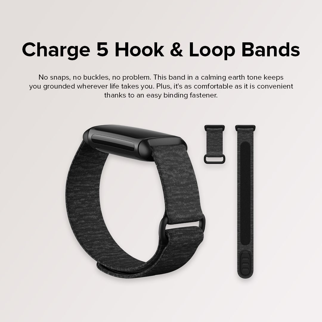Hook & Loop Accessory Bands | Shop Fitbit Charge 6 & Charge 5 Accessories