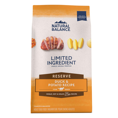 View Natural Balance Pet Foods Limited Ingredient Reserve Grain Free Duck & Potato 22lb
