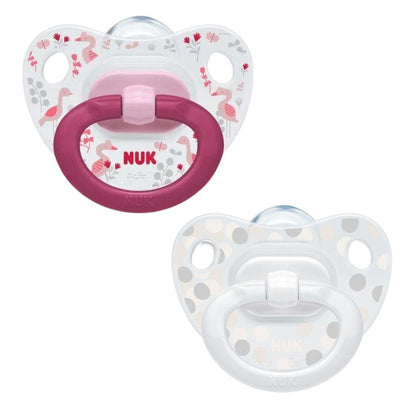Compra NUK Chupete Baby Safari 6-18 Silicona, 2 unidades al mejor precio.