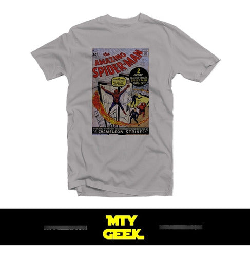 Playera Spiderman Hombre Araña Comic Fantastic Four Retro – Mty Geek