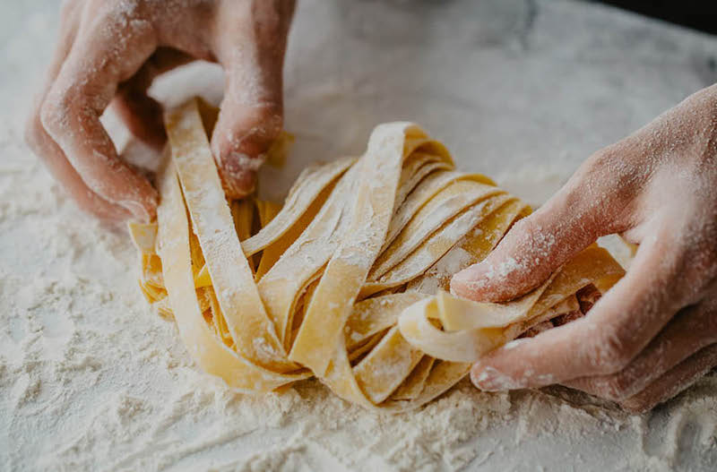 Préparation pâtes artisanales italiennes - Pâtes italiennes en ligne