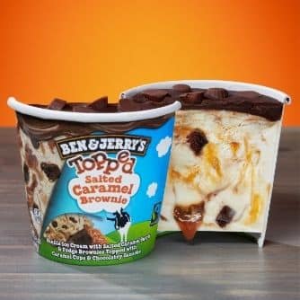 Ben & Jerry's, Salted Caramel Brownie Topped (Pint) –