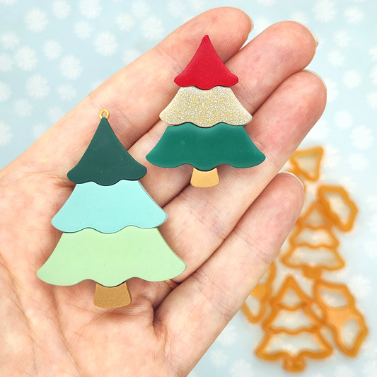 Set of Tiny Christmas Polymer Clay Cutters  Sharp, Clean, Precise Cuts –  The Clay Impress