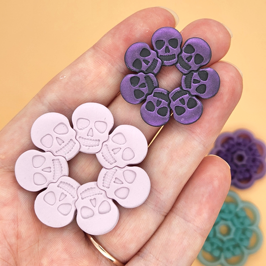 Skull Polymer Clay Cutters  Sharp, Clean, Precise Cuts Every Time