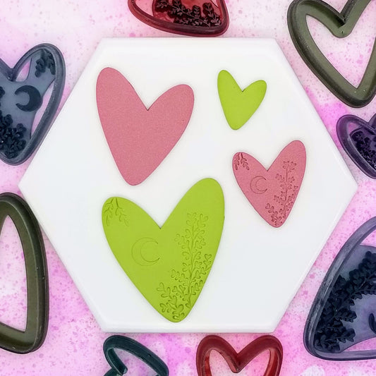 Border Heart Clay Cutter