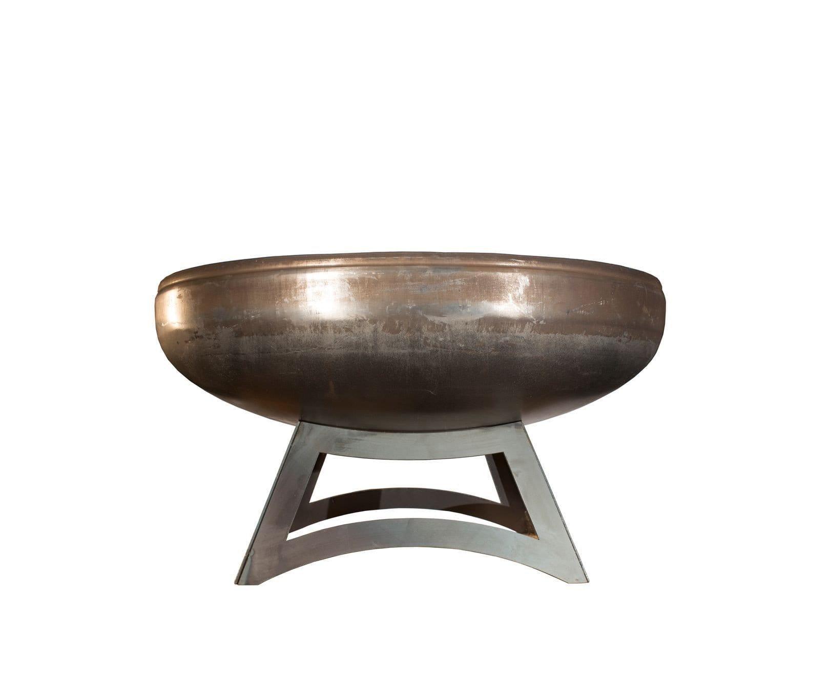 Ohio Flame The Liberty Natural Steel Finish Fire Pit with Hollow Base - Kozy Korner Fire Pits