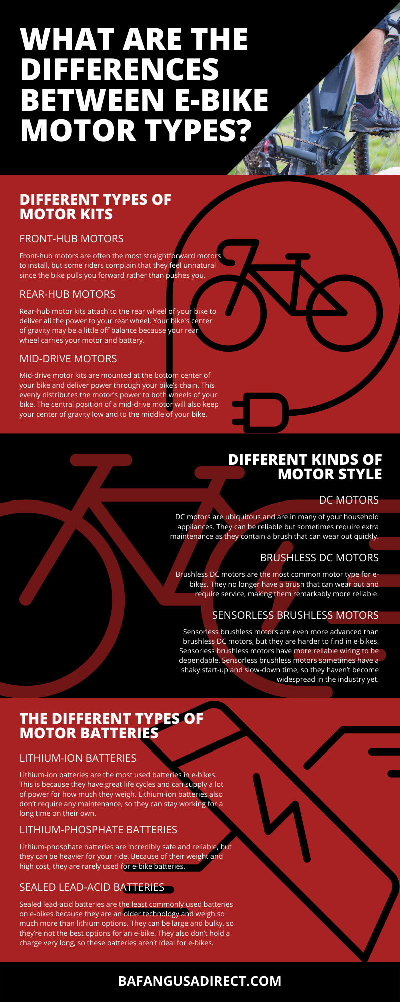 What Are the Differences Between E-bike Motor Types?
