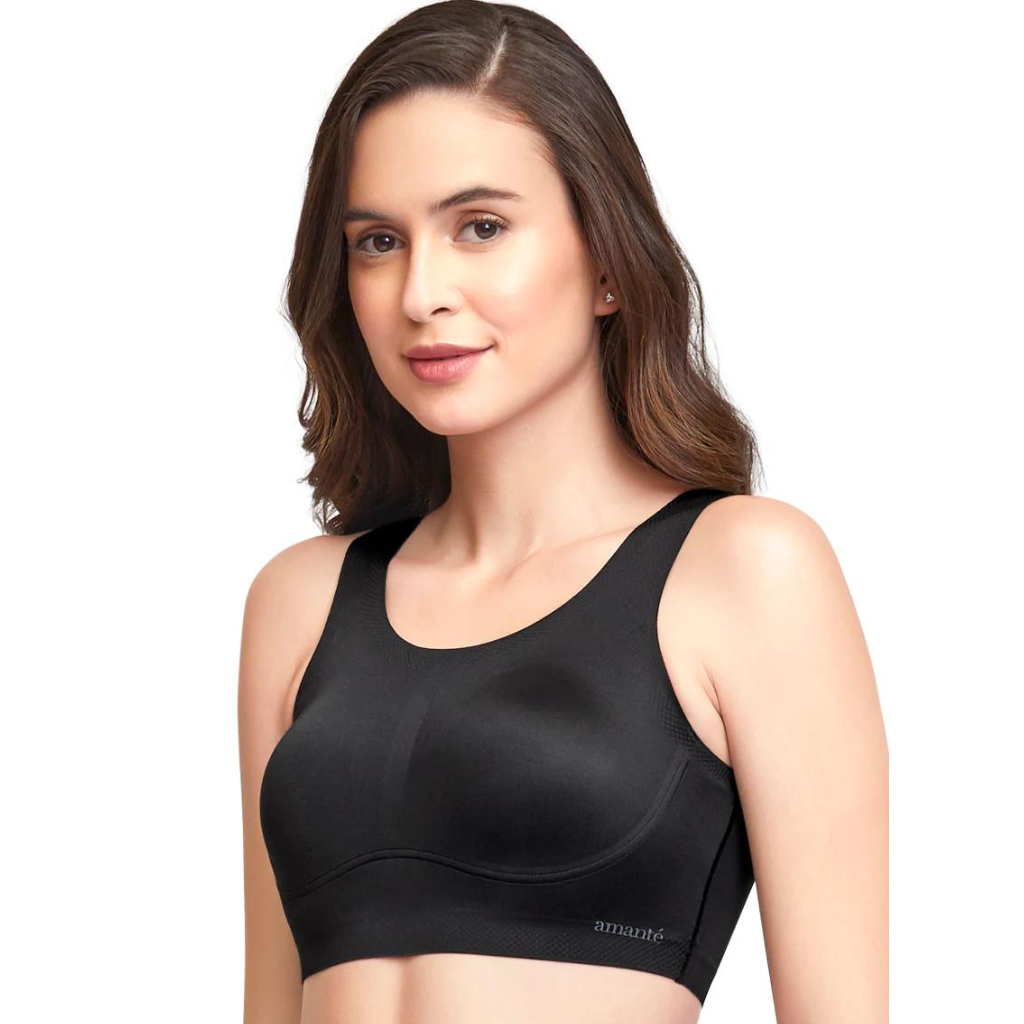 Skins Support Scoop Neck Bra - Macaroon