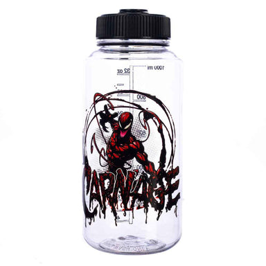 Silver Buffalo Marvel Spider-Man Miles Morales Plastic Water Bottle | Holds  28 Ounces