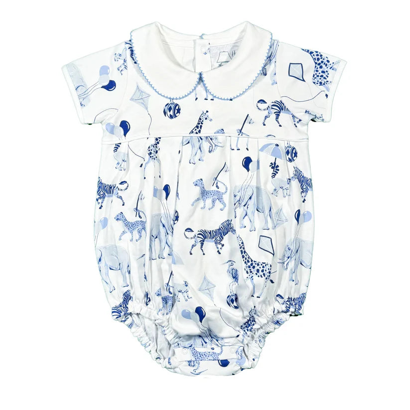 Chinoiserie Safari Pleated Boys Bubble