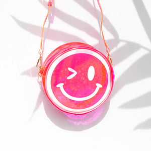 Jelly Pink Smiley Handbag - Puddleducks Grenada