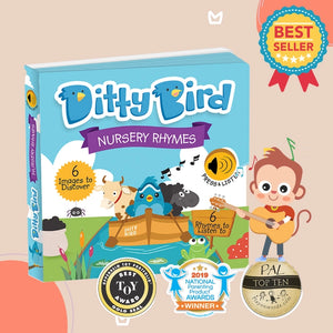 Ditty Bird Musical Board Books (9 options) - Puddleducks Grenada - Musical Board Books