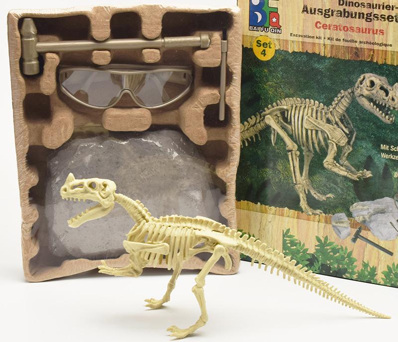 of Inhalen Struikelen 11 Different Dinosaurs Skeleton Excavation Dig Up DIY Take Apart Dino –  Dinolize