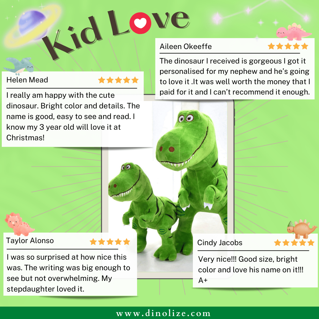 personalized dinosaur stuffed animal reviews