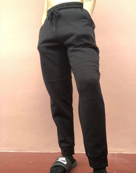 BLACK TWILL JOGGER PANT WITH ZIPPER POCKET – Bloomefield