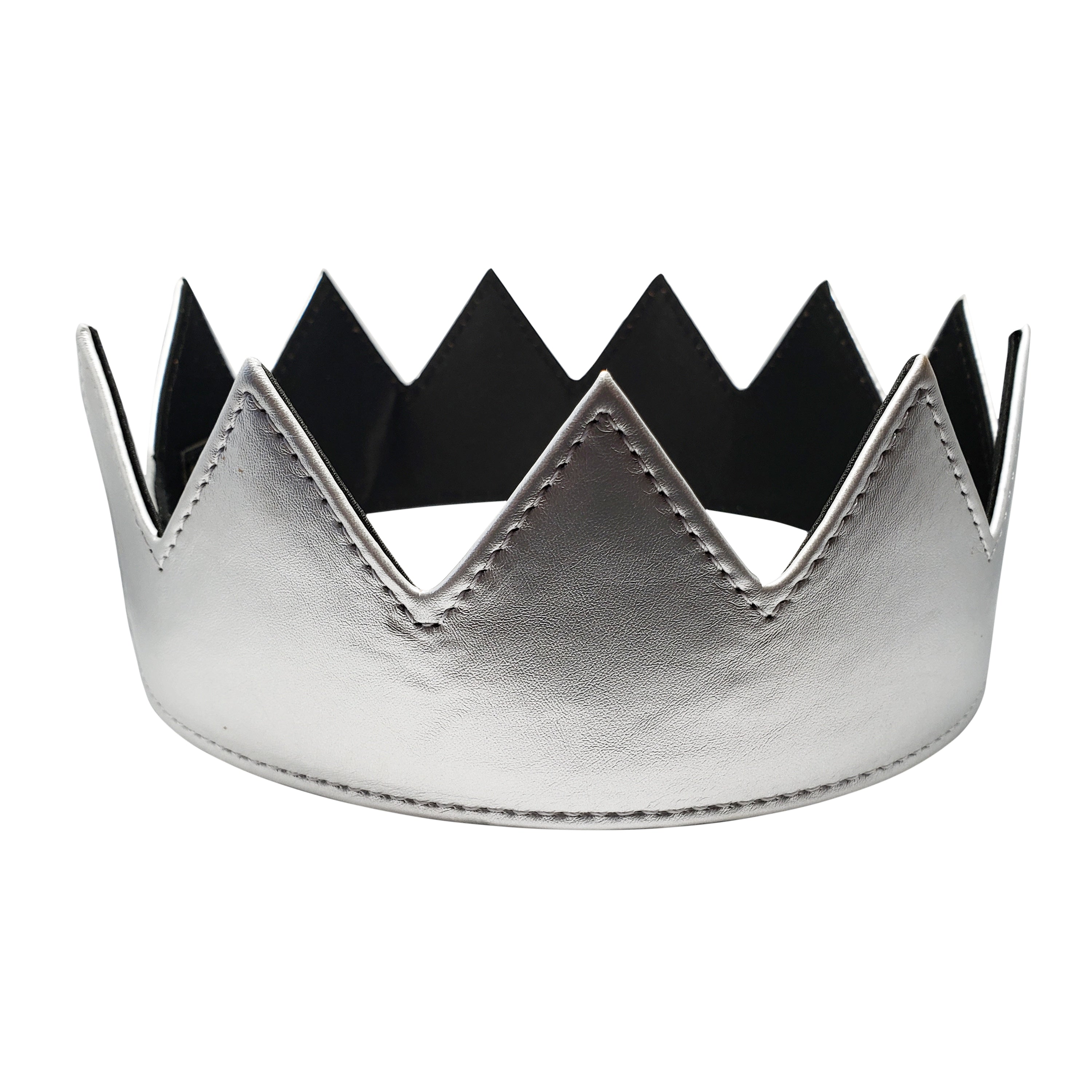 Silver Leather Crown | Eyehunee