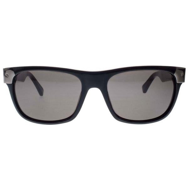 Shiny Black with Gun Metal Wayfarer Sunglasses (Men's) | Eyehunee