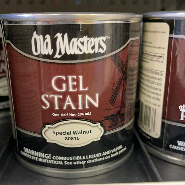 Old Masters 80708 1 Pint Dark Walnut Gel Stain