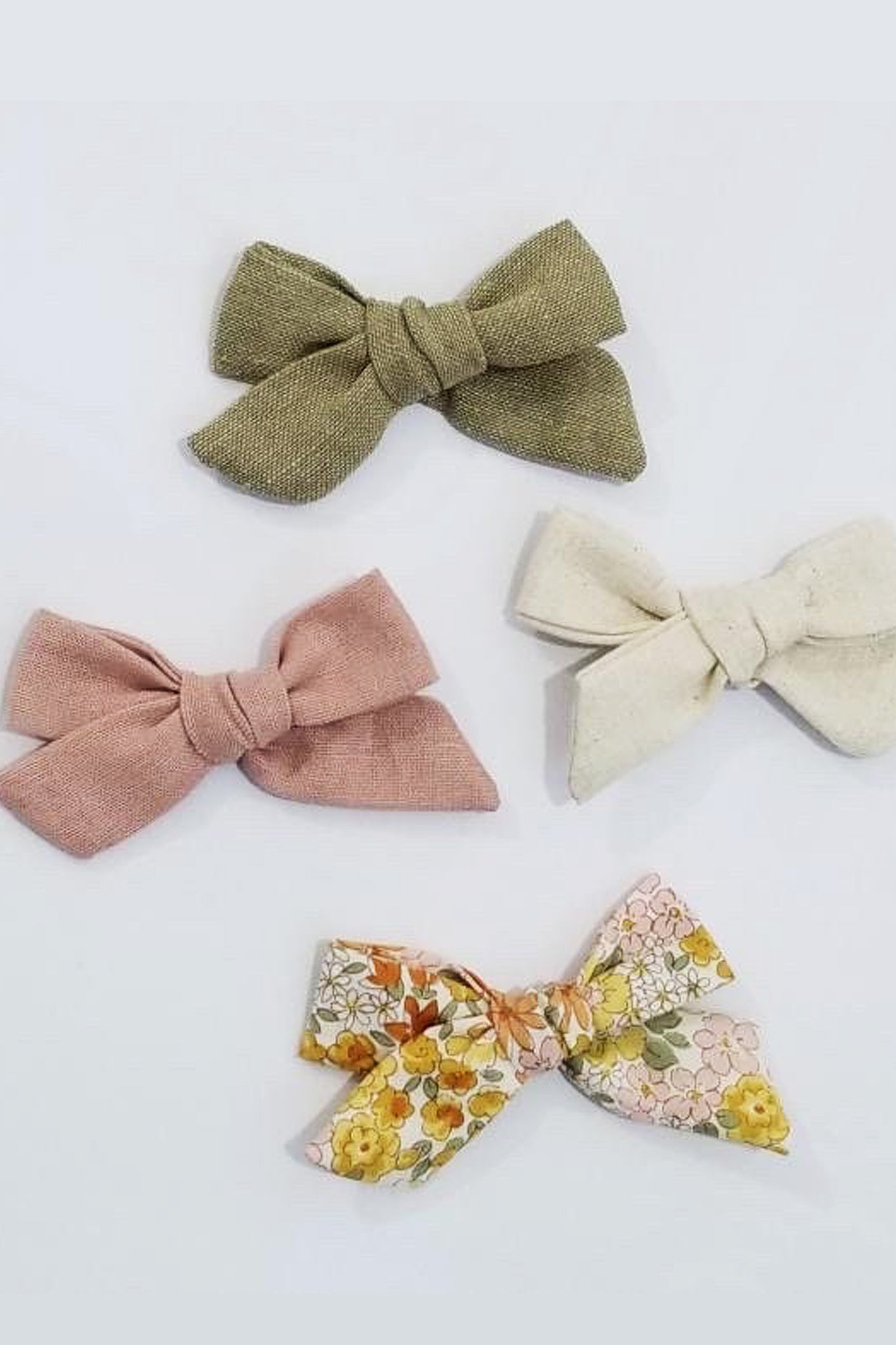 Little Girl's Bow Hair Clips by Oakley Rae Handmade | Bows for Hair –  ZellJoy