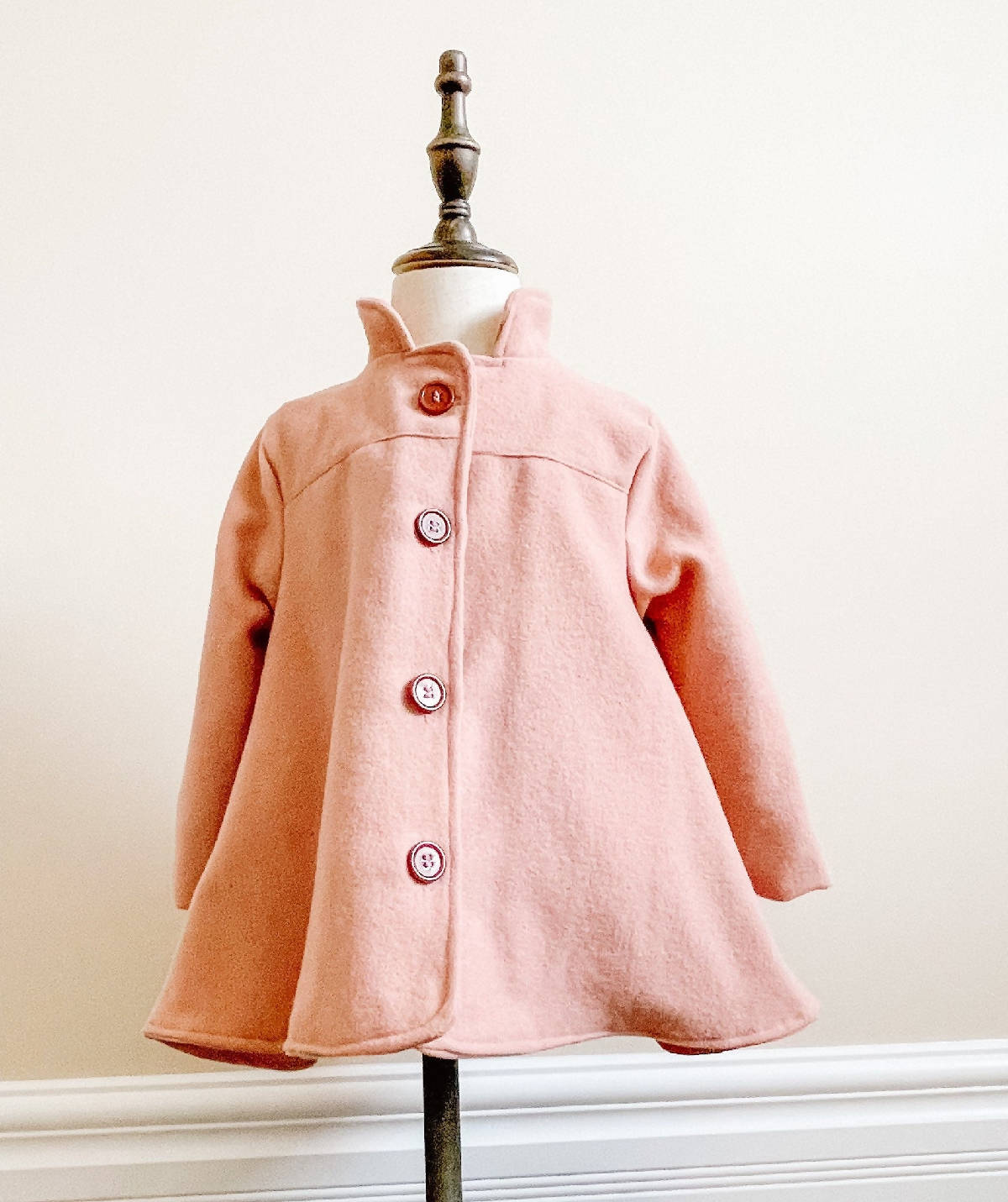 Pink Girl's Coat by Oakley Rae - Handmade in Canada – ZellJoy