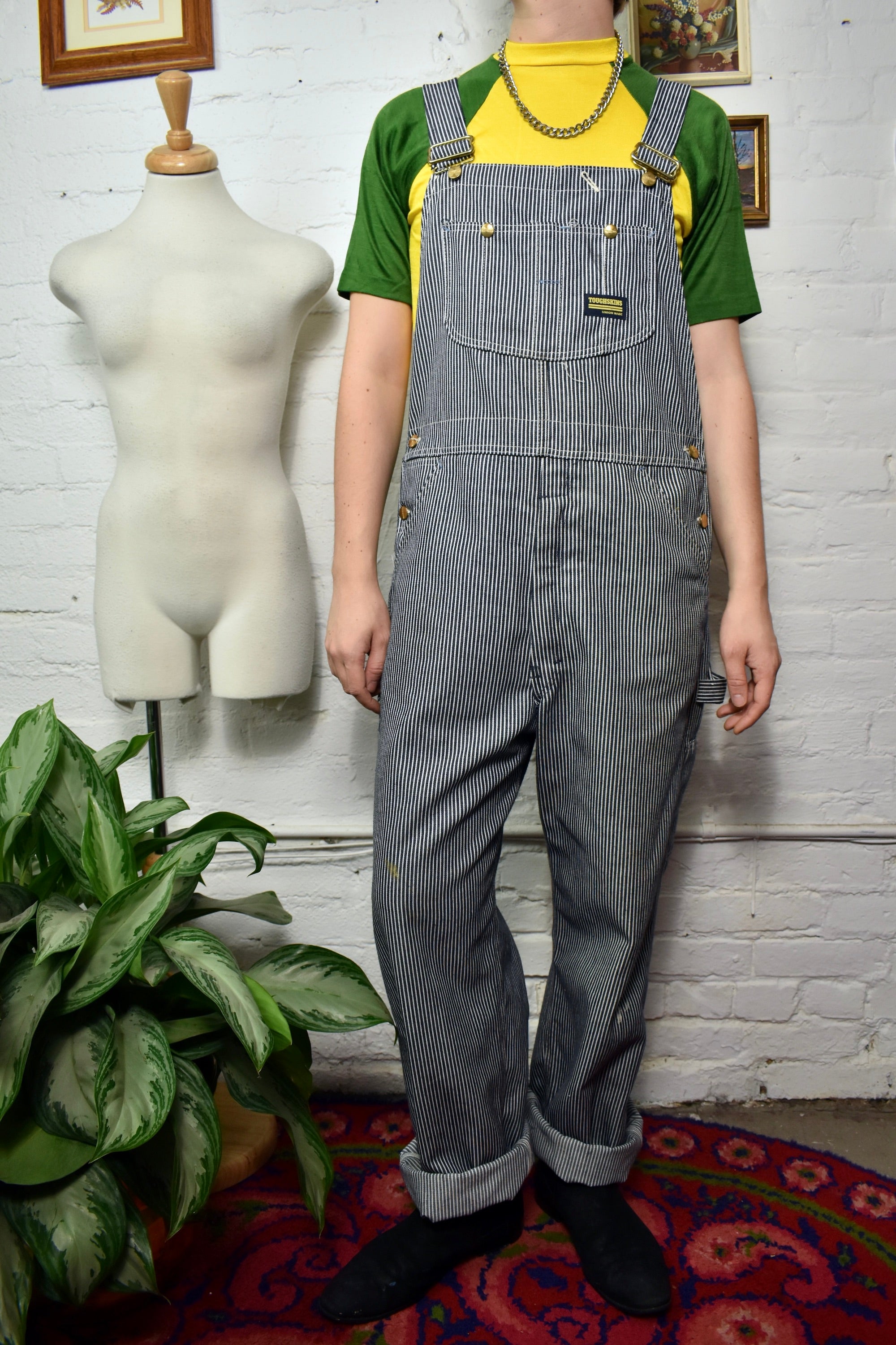 Vintage 70s/80s Toughskins Sears Carpenter Bibs Overalls