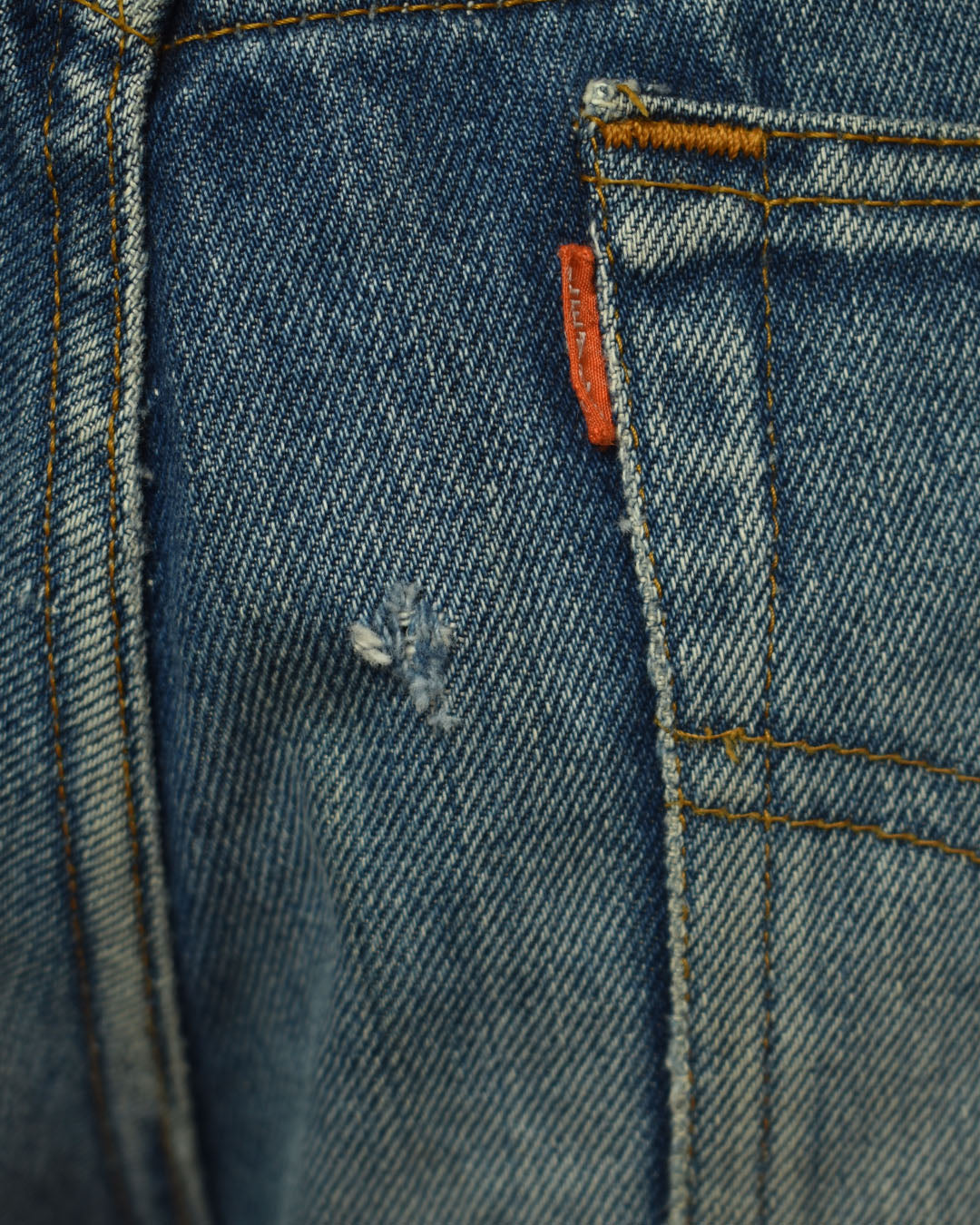 Vintage 70s Levi's Big E Orange Tab White Capital E Jeans – The Only Vintage