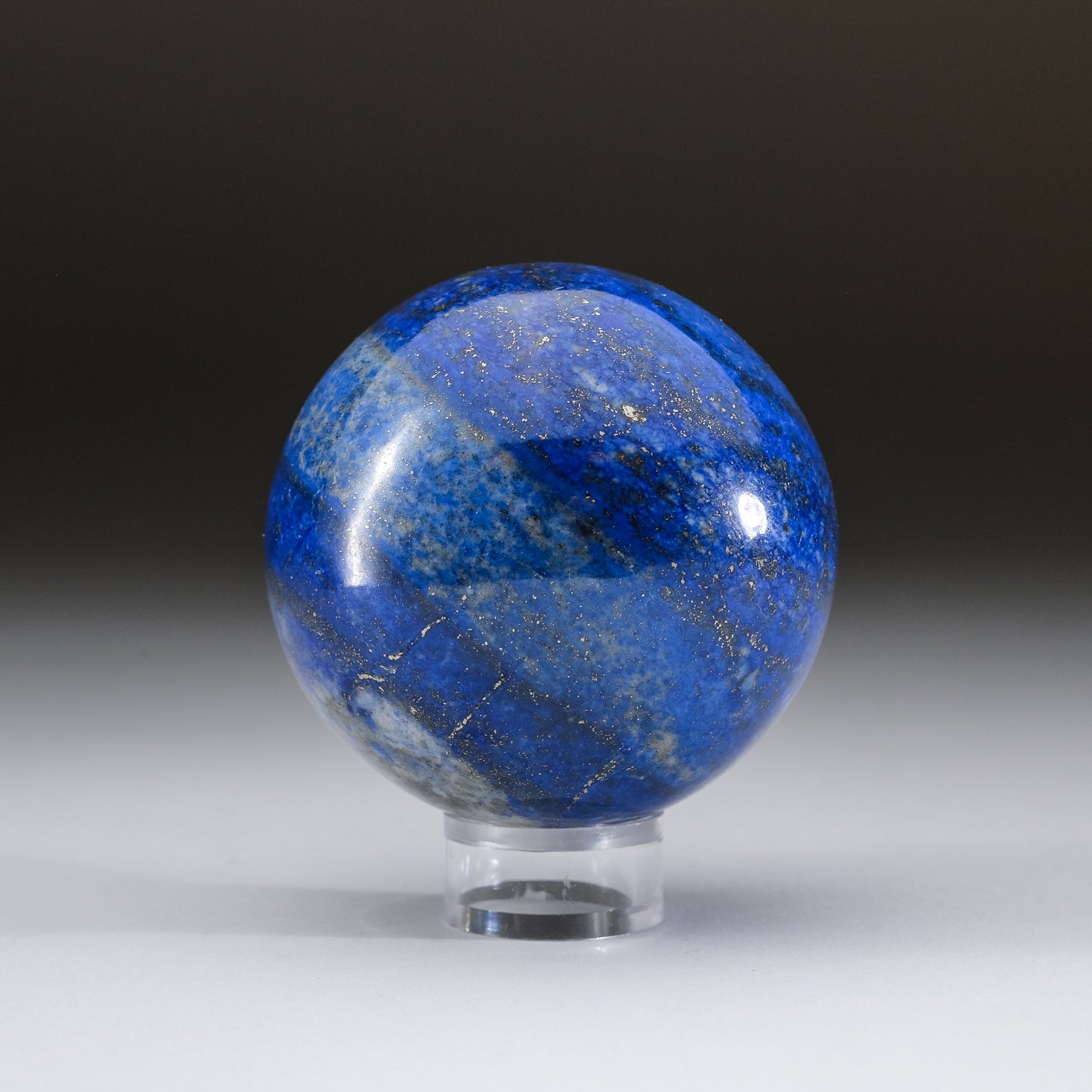 Polished Lapis Lazuli Sphere from Afghanistan (2.5", 435.7 grams)