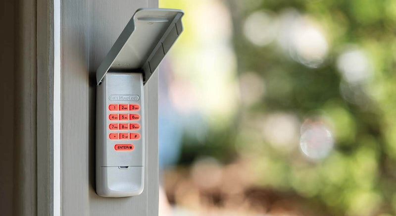 reset genie garage door keypad