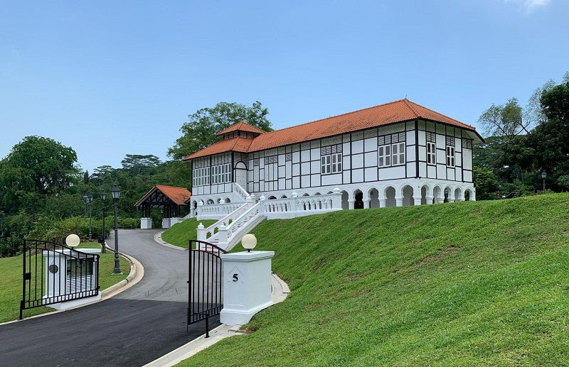 Colonial-style gated property