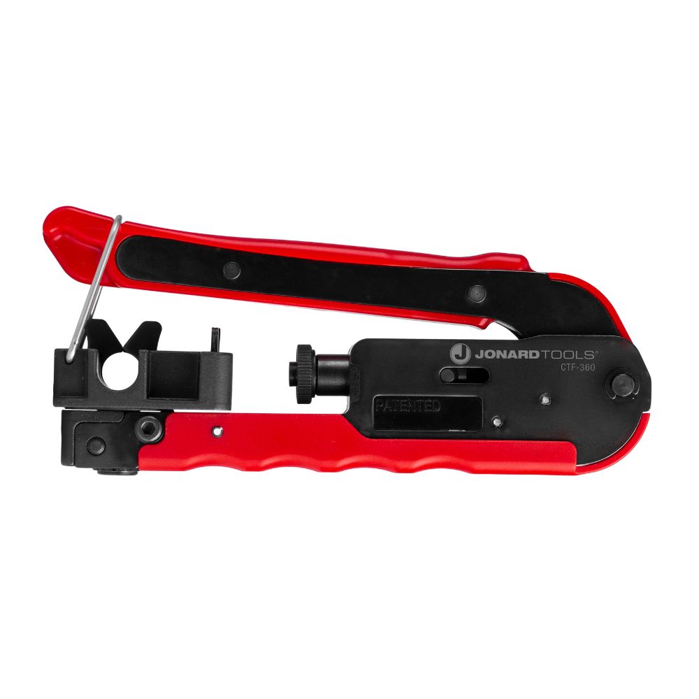 Jonard Tools 360° Compression Tool for Short RG6 & RG11 Style F Connectors | JON-CTF-360