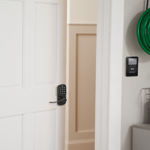 Yale LiftMaster Smart Keypad Lever Lock with Smart Garage Control | LMLEVPACK