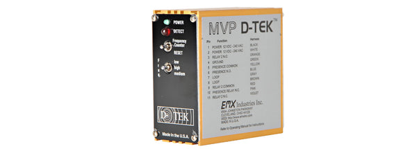 MVP D-TEK MULTI-VOLTAGE VEHICLE LOOP DETECTOR | All Security Equipment