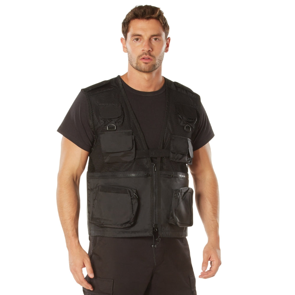 Rothco Deluxe Safari Outback Vest (Black)