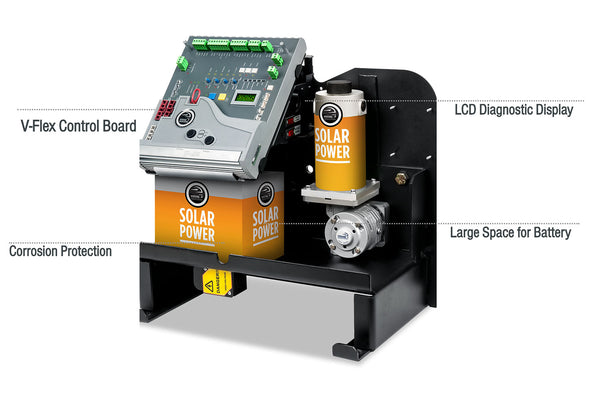 Viking K2 Solar Slide Gate Operator | All Security Equipment