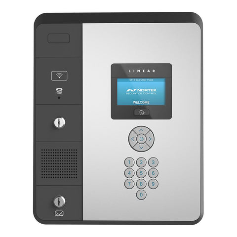 Linear EntryPro 4.3" Display with Keypad Standalone 2 Door Telephone Entry and Access System | LIN-EP-402