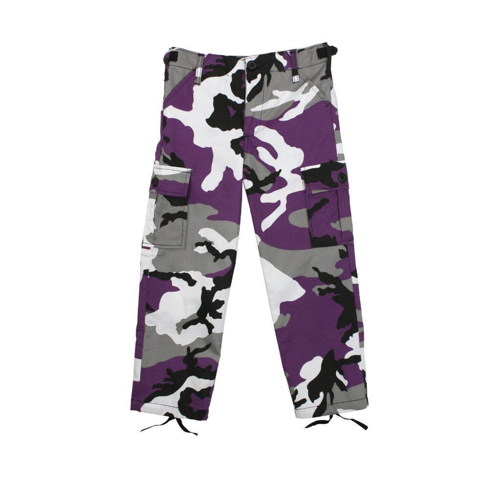 Rothco Two-Tone Camo BDU Pants (Ultra Violet Purple / City Camo)