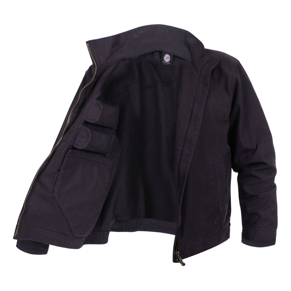 Rothco - Security Lined Black Coaches Jacket