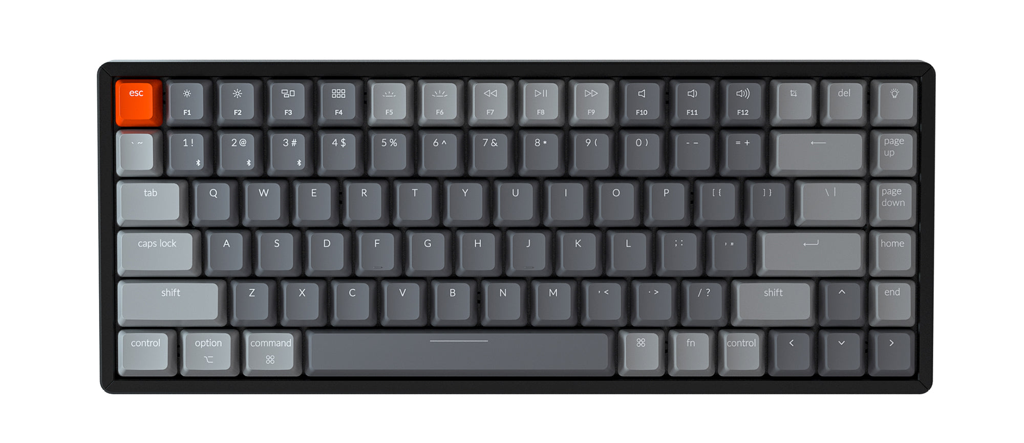 Keychain K2 V2 英字キーボード（赤軸）
