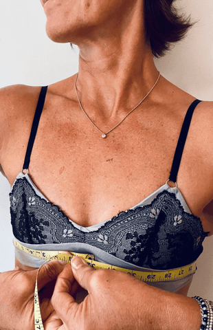 measuring a flat mastectomy bra