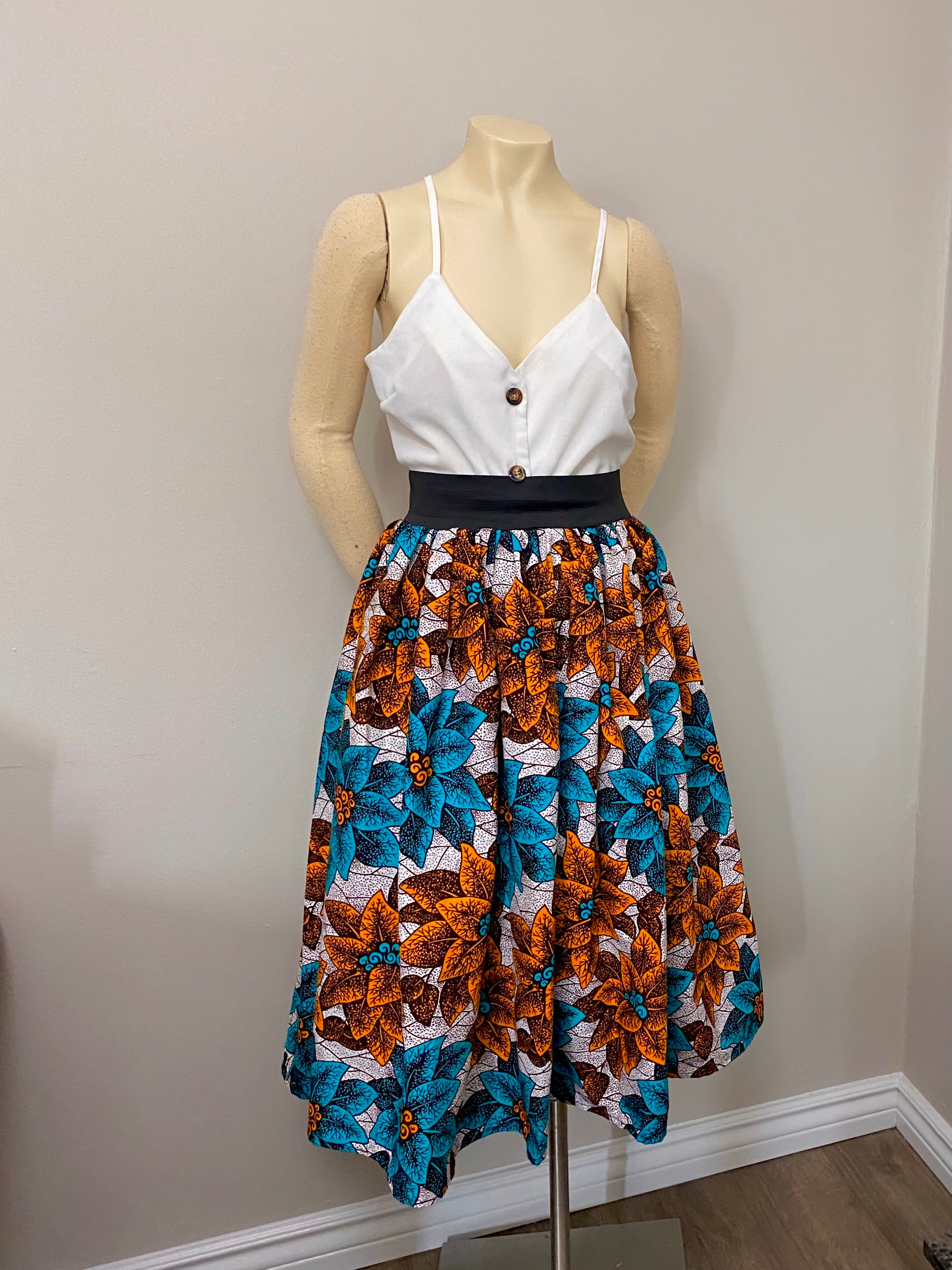 African Slit Skirt and Top , Maxi Skirt and Top , African Print Dress,  Women's Fashion, Ankara Print, African Attire -  Canada