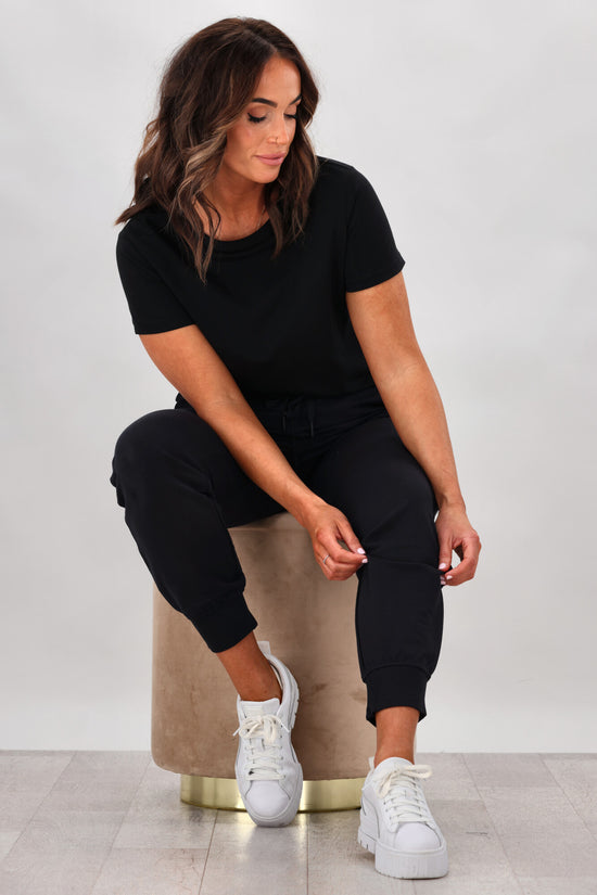 Skechers, Pants & Jumpsuits, Skechers Womens Diamond Logo Jogger  Sweatpants Bold Black Large Us